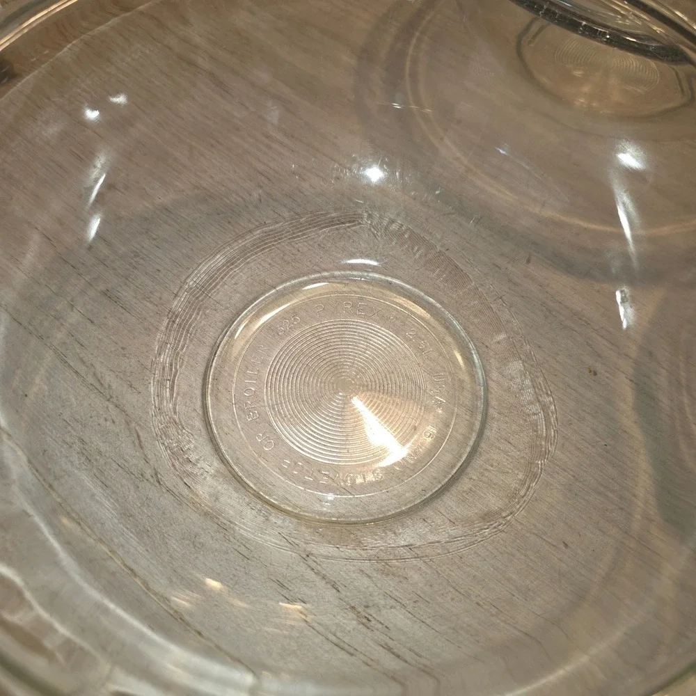 Pyrex clear glass